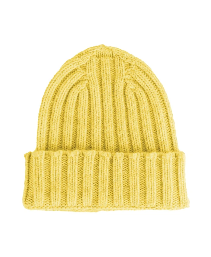 Кашемировая шапка бини вязки в рубчик Made In Italia, желтый
Кашемировая шапка бини вязки в рубчик Made In Italia, желтый