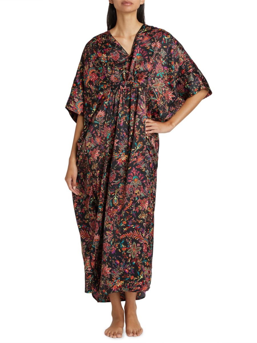 Ночная рубашка с цветочным принтом Гранада Natori, черный мульти
Ночная рубашка с цветочным принтом Гранада Natori, черный мульти