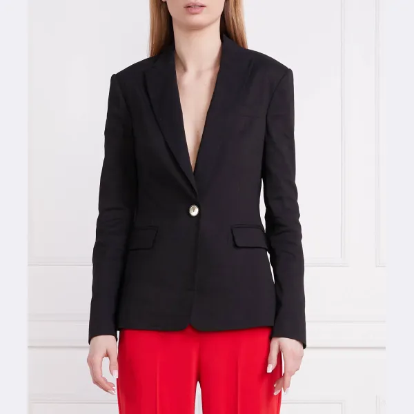 Льняной пиджак обычного кроя Pinko, черный
Льняной пиджак обычного кроя Pinko, черный