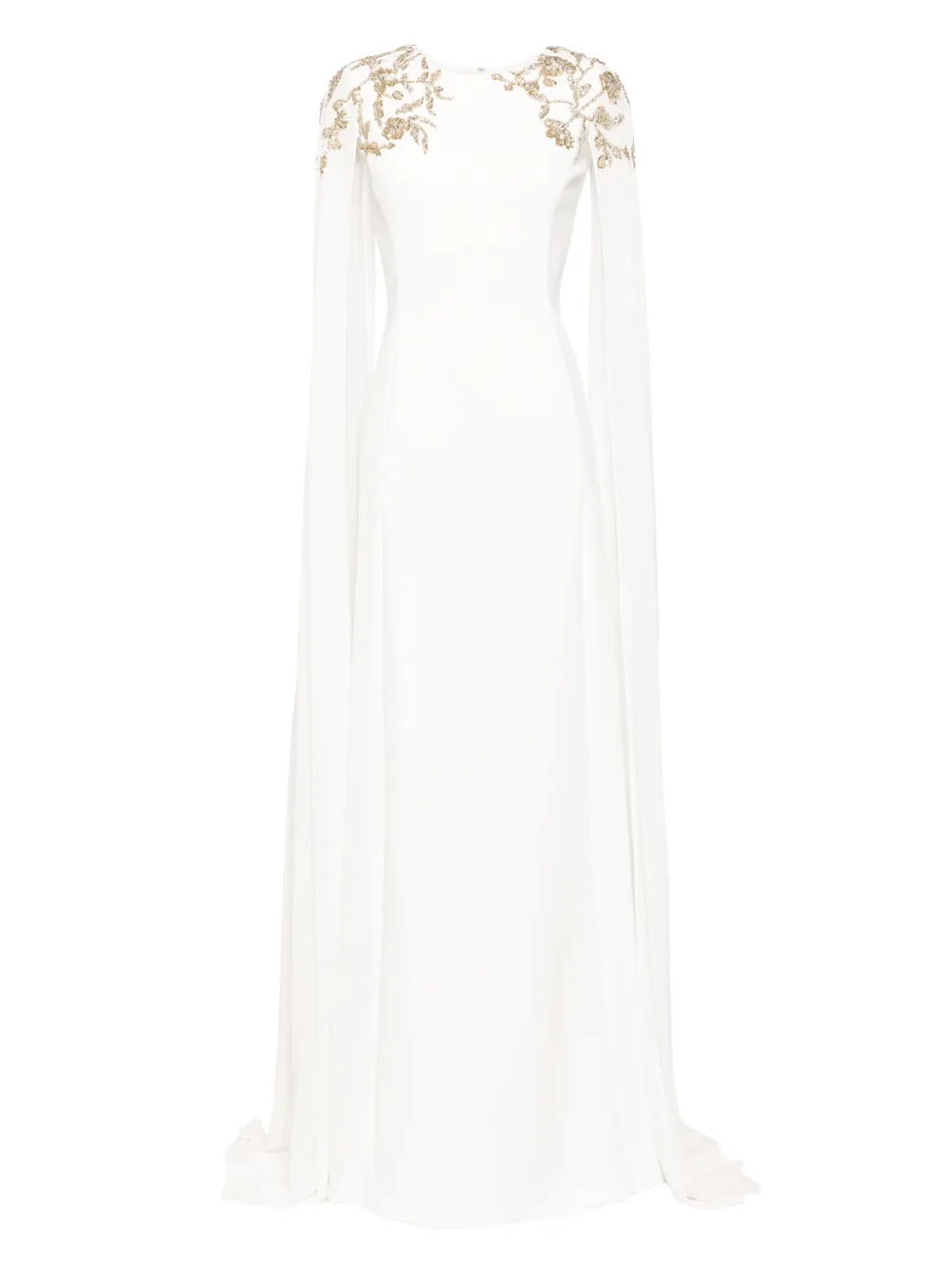 Декорированное платье-кафтан Saiid Kobeisy, белый
Декорированное платье-кафтан Saiid Kobeisy, белый