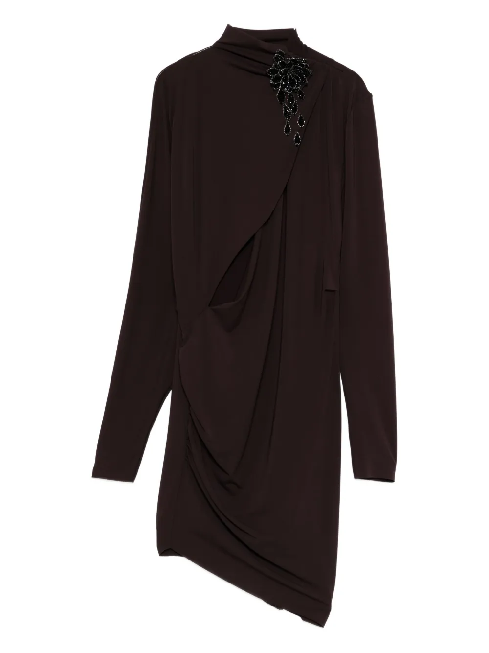 Драпированное мини-платье Amen, коричневый
Драпированное мини-платье Amen, коричневый