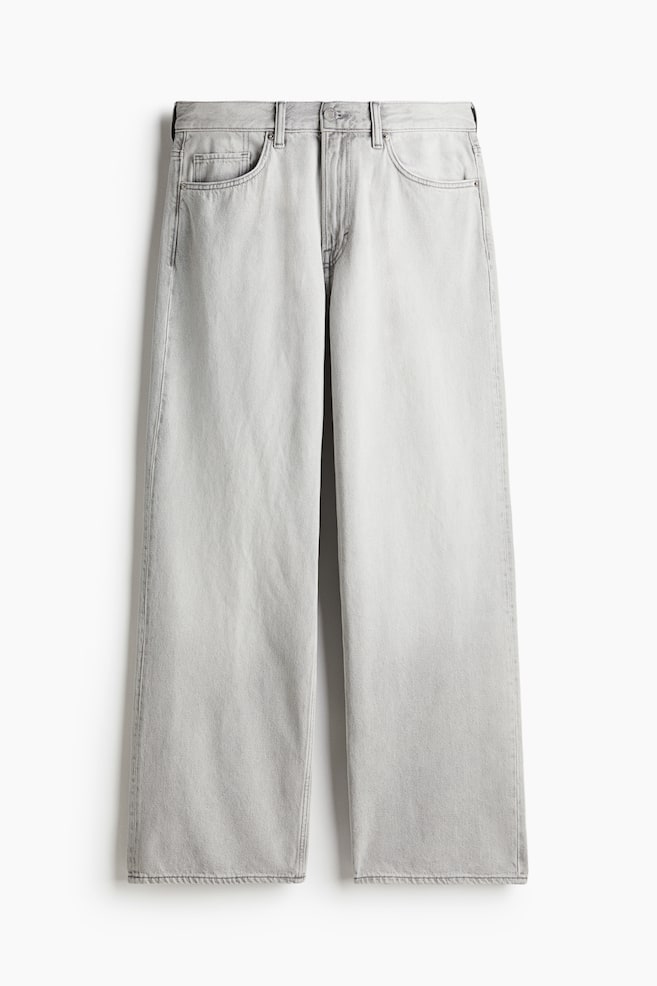 Свободные высокие джинсы H&M, серый
Свободные высокие джинсы H&M, серый