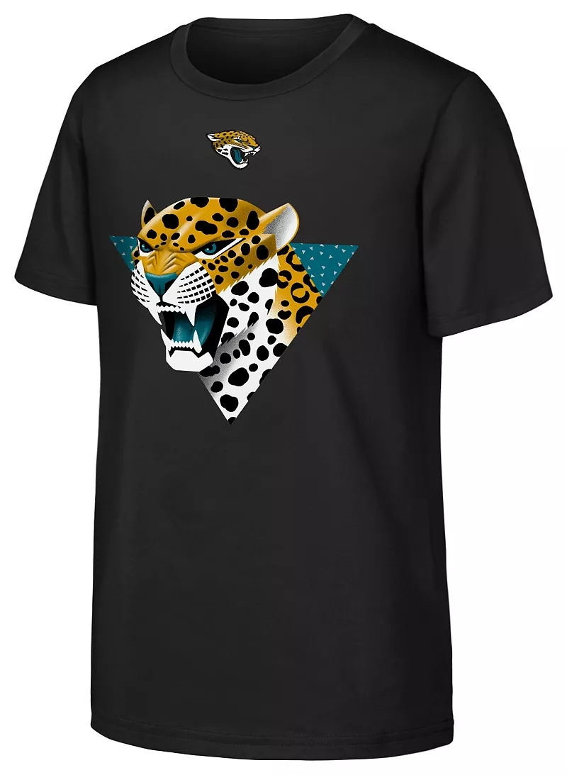 Одежда команды НФЛ Молодежная футболка Джексонвилл Ягуарс с иллюстрацией Черная футболка NFL Team Apparel
Одежда команды НФЛ Молодежная футболка Джексонвилл Ягуарс с иллюстрацией Черная футболка NFL Team Apparel