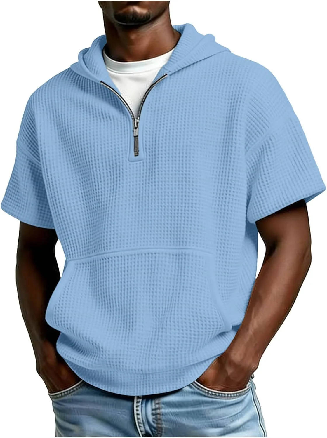 Мужская футболка с коротким рукавом и полузастежкой Sdeycui
Мужская футболка с коротким рукавом и полузастежкой Sdeycui