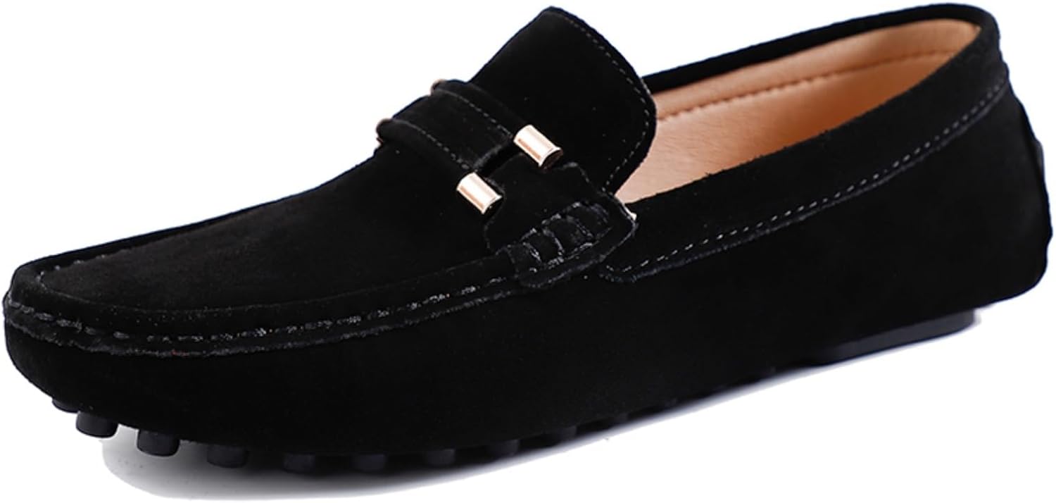 Мужские туфли-лоферы из замшевой кожи, нубук, ручная стойка, с амортизирующей памятью, легкие, с резиновой подошвой, для ежедневных поездок и прогулок на улице Kpdwfms, черный
Мужские туфли-лоферы из замшевой кожи, нубук, ручная стойка, с амортизирующей памятью, легкие, с резиновой подошвой, для ежедневных поездок и прогулок на улице Kpdwfms, черный