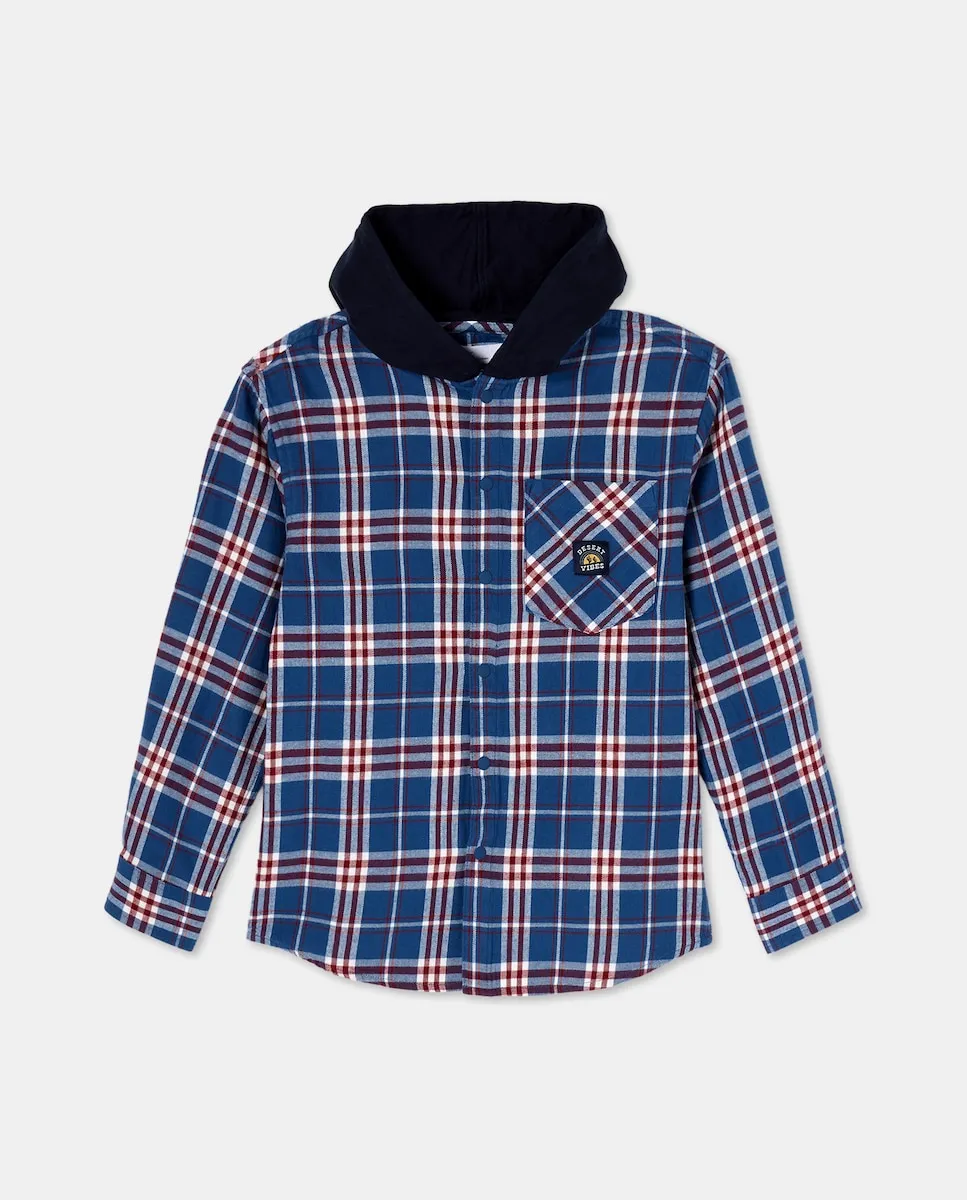 Рубашка с длинным рукавом и капюшоном для мальчика Kids El Corte Inglés, синий
Рубашка с длинным рукавом и капюшоном для мальчика Kids El Corte Inglés, синий