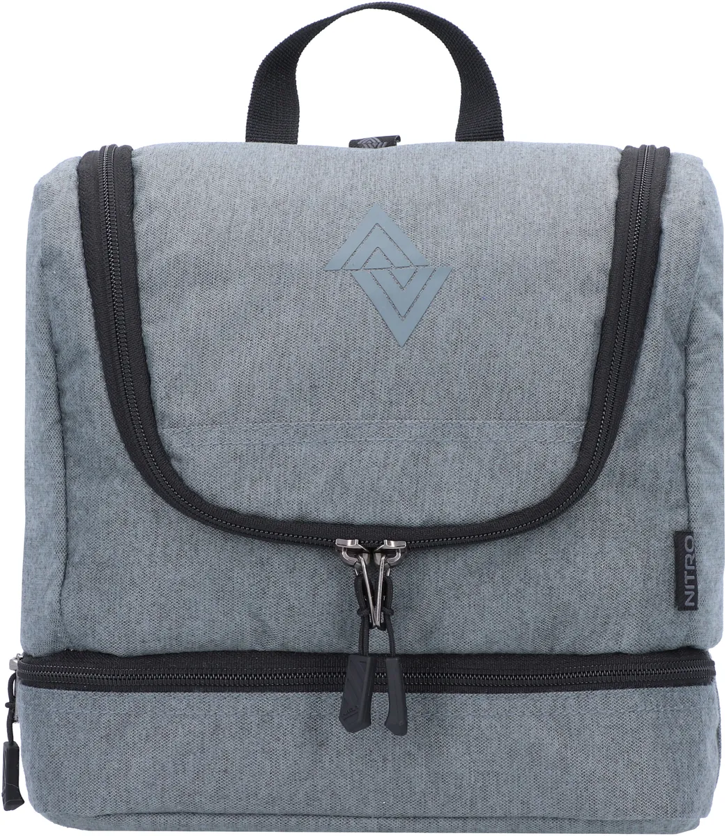Несессер NITRO "Travel Kit", косметичка для путешествий, косметичка, дорожная сумка для косметических принадлежностей, серый 
Несессер NITRO "Travel Kit", косметичка для путешествий, косметичка, дорожная сумка для косметических принадлежностей, серый