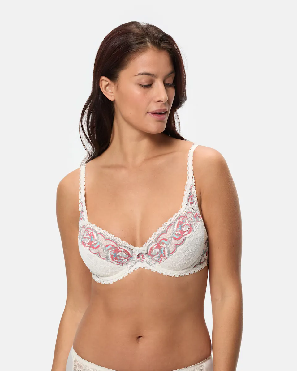 Бюстгальтер Flower Elegance на косточках с переработанным кружевом Playtex, мультиколор
Бюстгальтер Flower Elegance на косточках с переработанным кружевом Playtex, мультиколор
