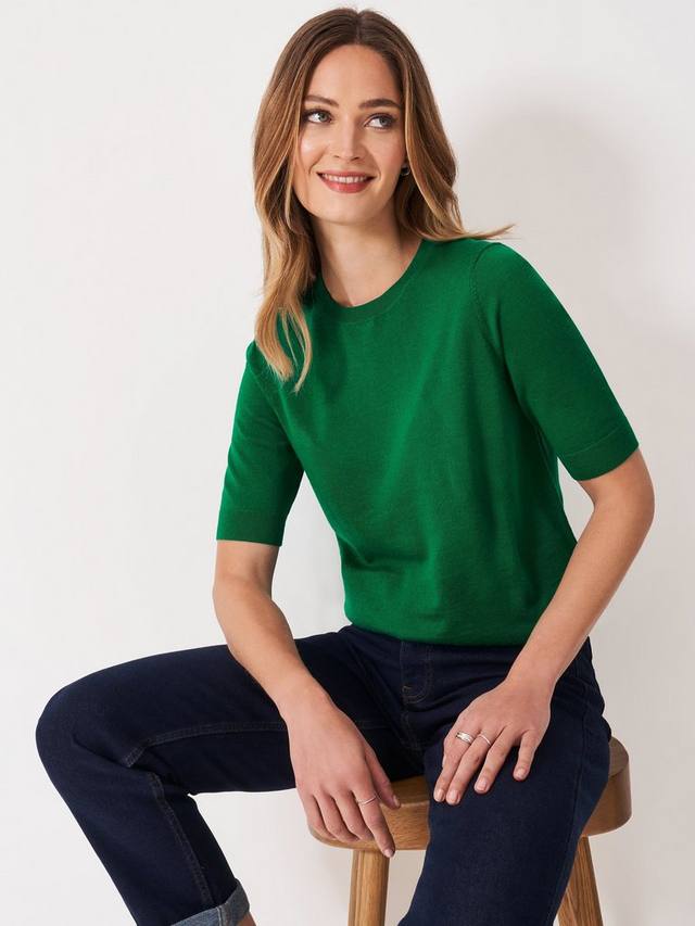 Футболка с короткими рукавами из чистой шерсти Crew Clothing, Bottle Green
Футболка с короткими рукавами из чистой шерсти Crew Clothing, Bottle Green