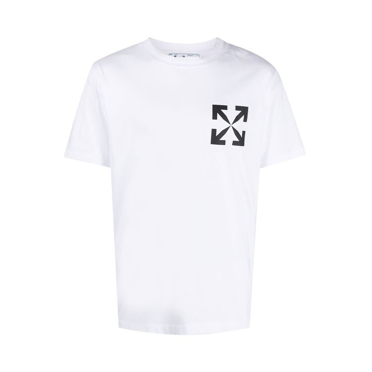 Футболка Off-White Single Arrow Slim Short-Sleeve Tee 'White/Black', белый 
Футболка Off-White Single Arrow Slim Short-Sleeve Tee 'White/Black', белый