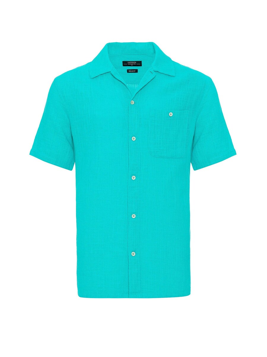 Рубашка на пуговицах классического кроя Antioch, бирюзовый
Рубашка на пуговицах классического кроя Antioch, бирюзовый