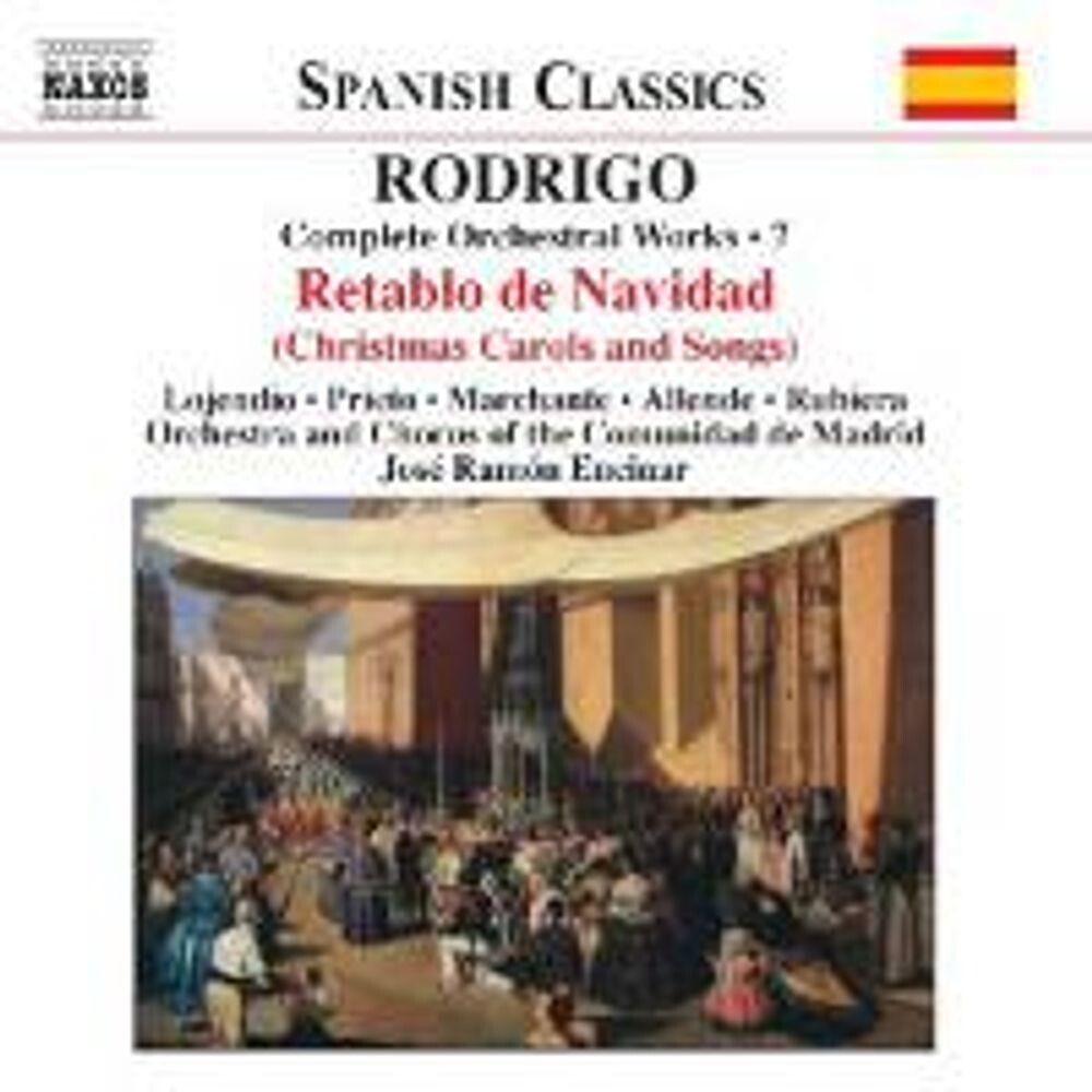 Диск CD Rodrigo: Complete Orchestral Works, Vol. 7 - Joaquín Rodrigo, José Ramón Encinar, Madrid Community Orchestra, Madrid Community Chorus
Диск CD Rodrigo: Complete Orchestral Works, Vol. 7 - Joaquín Rodrigo, José Ramón Encinar, Madrid Community Orchestra, Madrid Community Chorus