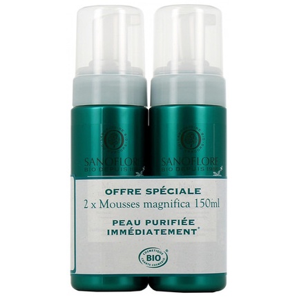 Magnifica Organic Очищающий мусс против несовершенств 150 мл - Упаковка из 2 шт Sanoflore 
Magnifica Organic Очищающий мусс против несовершенств 150 мл - Упаковка из 2 шт Sanoflore