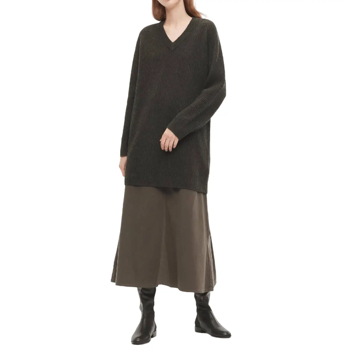 Платье из овечьей шерсти Uniqlo U Premium, темно-серый
Платье из овечьей шерсти Uniqlo U Premium, темно-серый