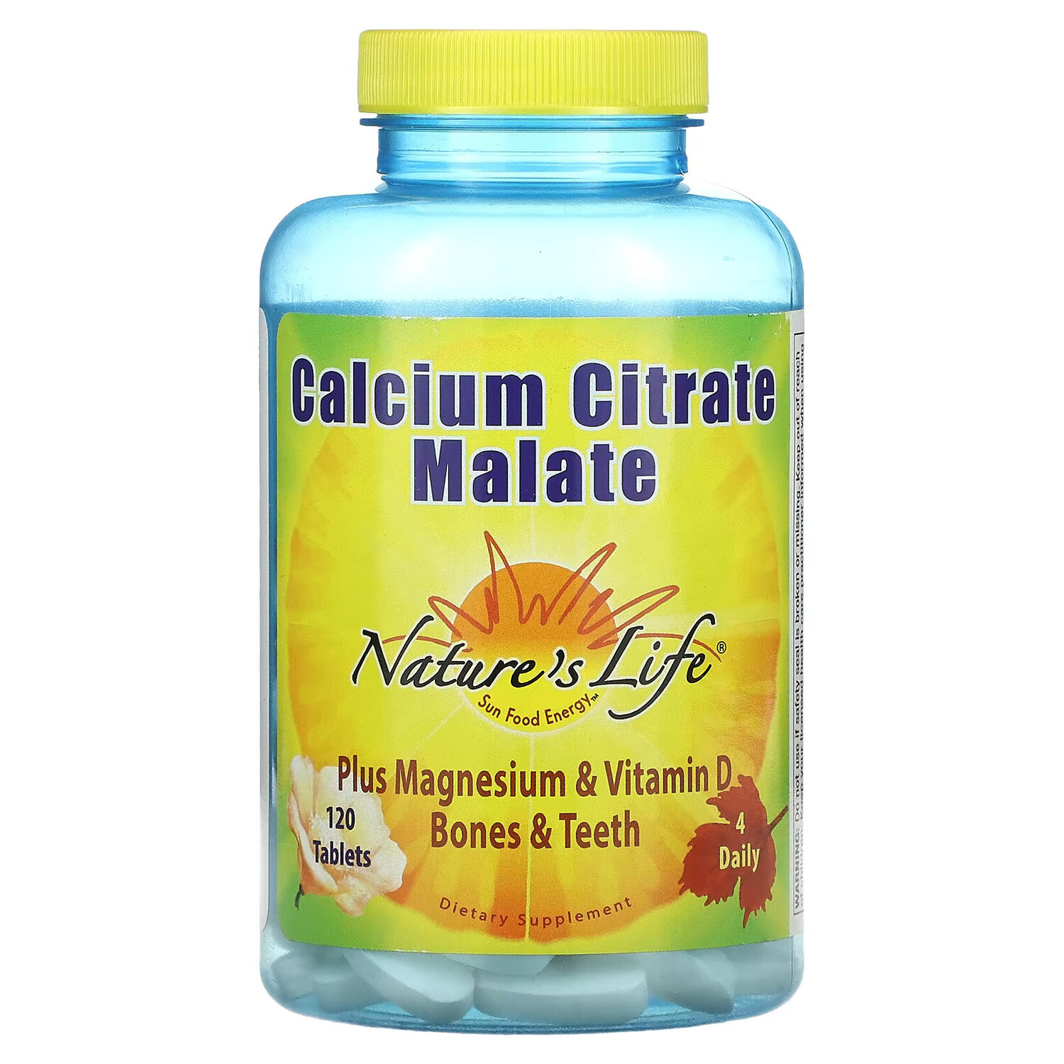 Nature's Life, Цитрат-малат кальция, 120 таблеток
Nature's Life, Цитрат-малат кальция, 120 таблеток