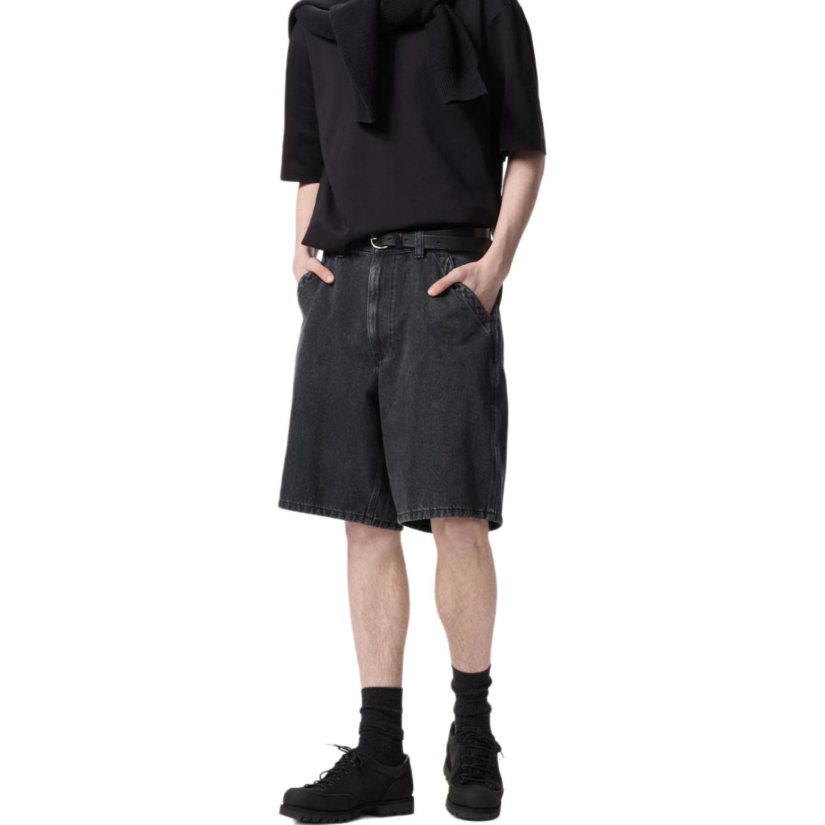 Джинсовые шорты Unisex Dark Gray UNIQLO, темно-серый
Джинсовые шорты Unisex Dark Gray UNIQLO, темно-серый