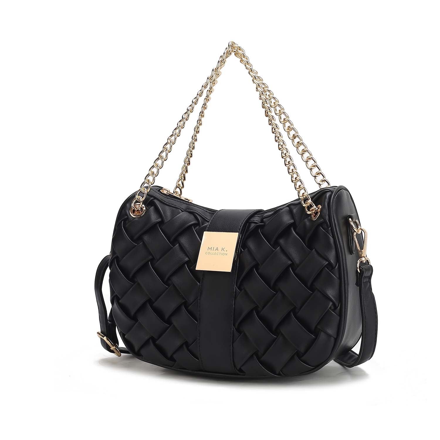Сумка через плечо Solari из плетеной веганской кожи, шикарная и функциональная MKF Collection By Mia K., черный
Сумка через плечо Solari из плетеной веганской кожи, шикарная и функциональная MKF Collection By Mia K., черный