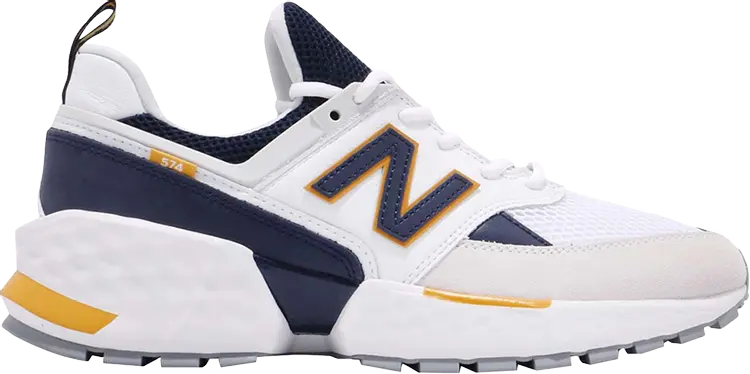Кроссовки New Balance 574, белый/темно-синий/желтый
Кроссовки New Balance 574, белый/темно-синий/желтый