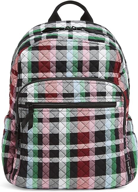 Женский хлопковый рюкзак Vera Bradley Campus, плед с лентами
Женский хлопковый рюкзак Vera Bradley Campus, плед с лентами