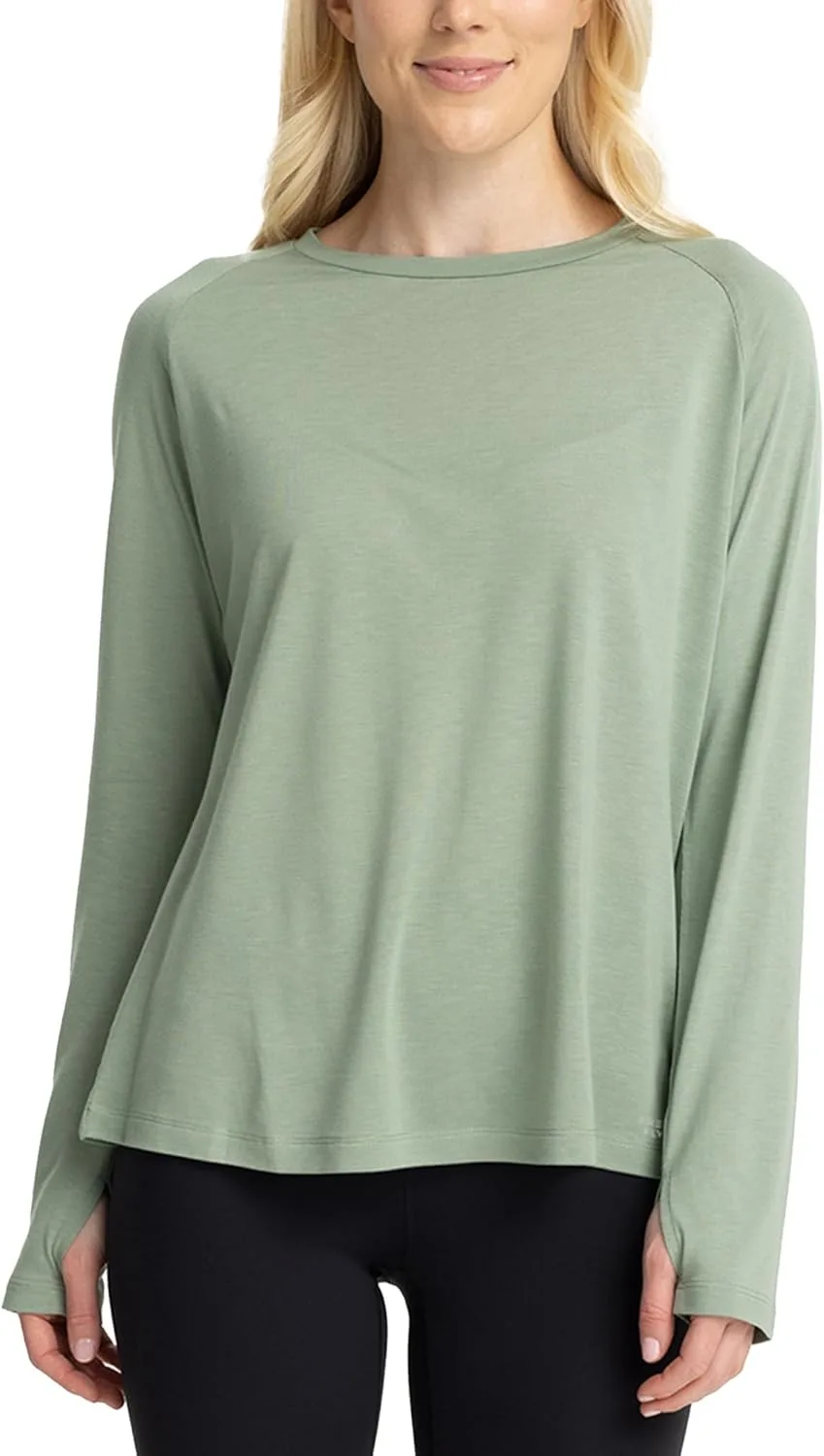 Free Fly Women's Lightweight Long Sleeve II — ультрамягкая рубашка из бамбукового вискозы с защитой UPF 20+
Free Fly Women's Lightweight Long Sleeve II — ультрамягкая рубашка из бамбукового вискозы с защитой UPF 20+