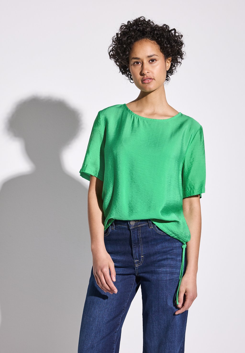 Блуза Street One, металлик зеленый
Блуза Street One, металлик зеленый