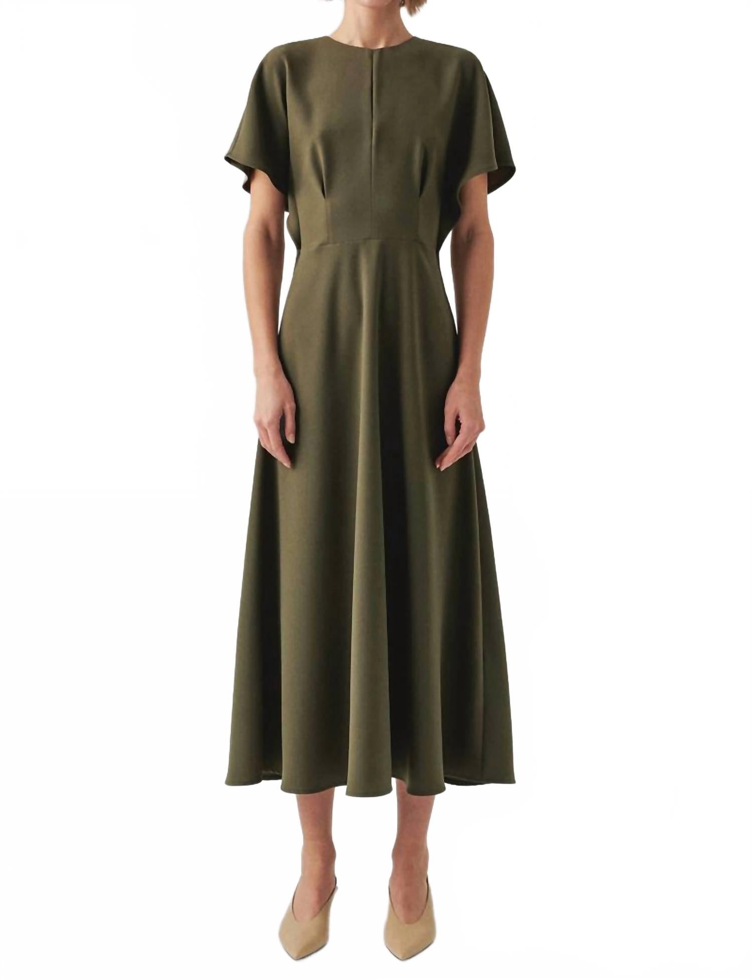 Платье миди Elodie цвета хаки Exquise, хаки
Платье миди Elodie цвета хаки Exquise, хаки