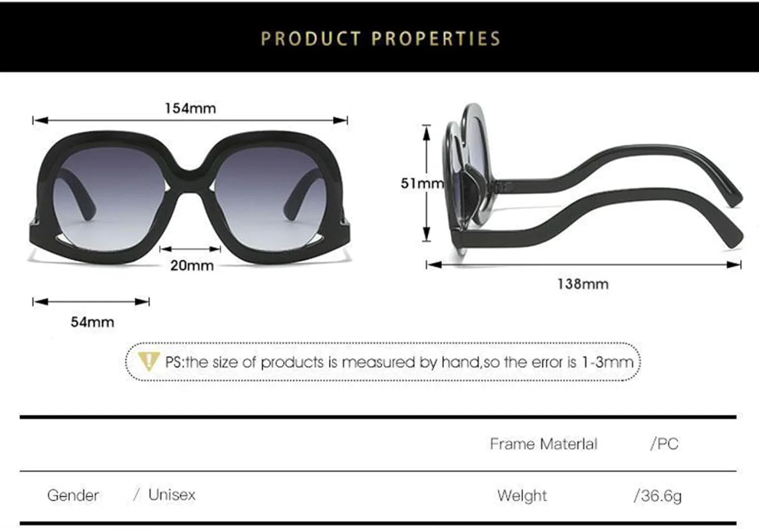 Женские солнцезащитные очки, модные винтажные солнцезащитные очки в стиле панк, роскошные солнцезащитные очки с защитой от УФ-излучения UV400 TOIPASTN, Red Gray
Женские солнцезащитные очки, модные винтажные солнцезащитные очки в стиле панк, роскошные солнцезащитные очки с защитой от УФ-излучения UV400 TOIPASTN, Red Gray