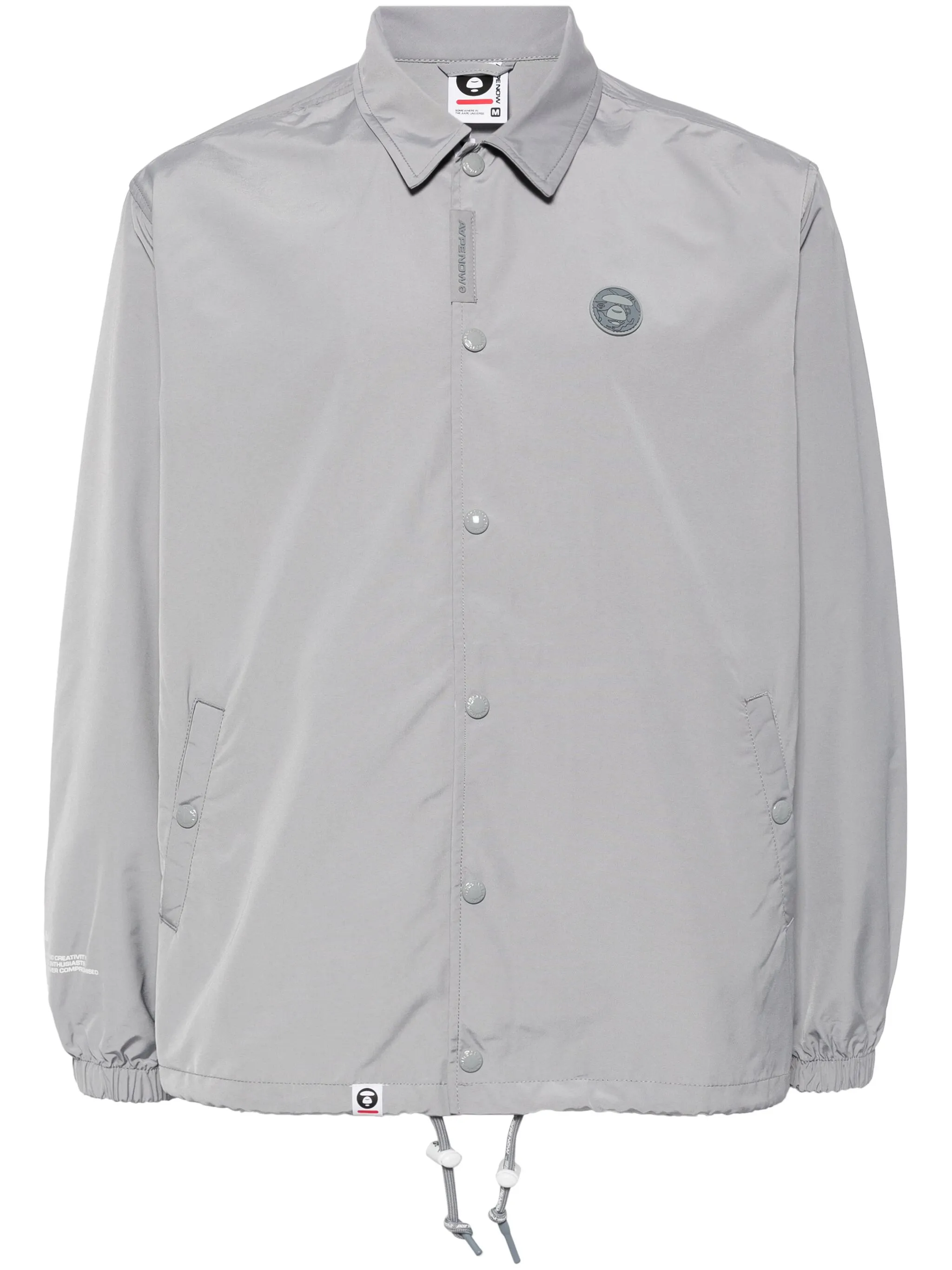 Куртка-рубашка с логотипом Aape By A Bathing Ape, серый
Куртка-рубашка с логотипом Aape By A Bathing Ape, серый