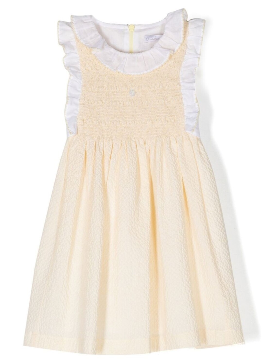 Платье из сирсакера с завязками Patachou, желтый
Платье из сирсакера с завязками Patachou, желтый