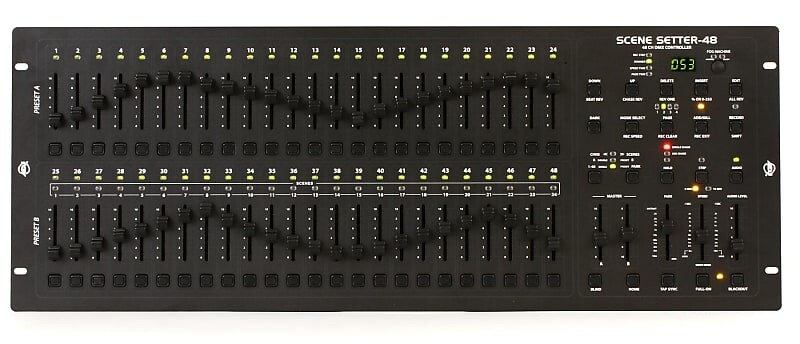 ADJ Scene Setter 48 48-канальная диммерная консоль DMX American DJ SCENE-SETTER 48
ADJ Scene Setter 48 48-канальная диммерная консоль DMX American DJ SCENE-SETTER 48