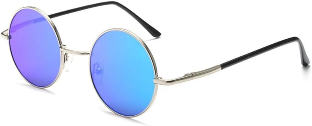 Солнцезащитные очки с защитой от УФ-излучения UV400 | Металлические круглые линзы в стиле панк | Цветные линзы | Для женщин и мужчин | Для занятий спортом на открытом воздухе и вождения DSVIGF, Silver-greenmirror
Солнцезащитные очки с защитой от УФ-излучения UV400 | Металлические круглые линзы в стиле панк | Цветные линзы | Для женщин и мужчин | Для занятий спортом на открытом воздухе и вождения DSVIGF, Silver-greenmirror