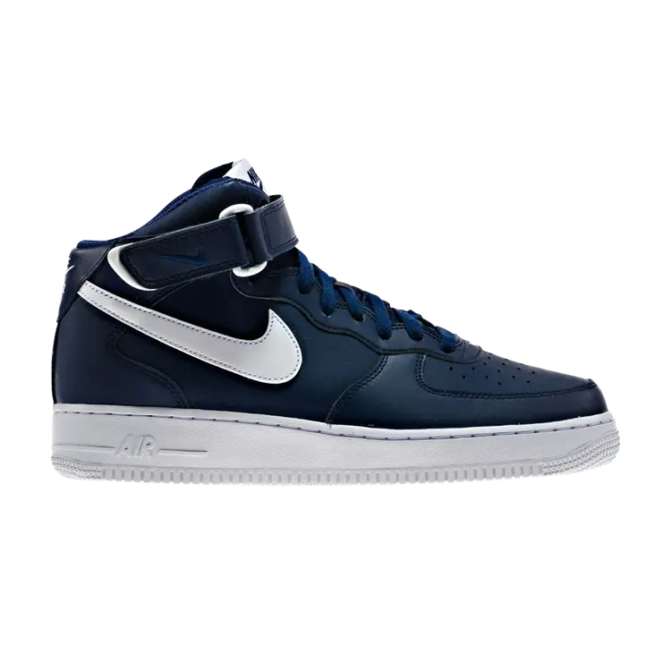 Кроссовки Nike Air Force 1 Mid '07 'Midnight Navy Blue', синий
Кроссовки Nike Air Force 1 Mid '07 'Midnight Navy Blue', синий
