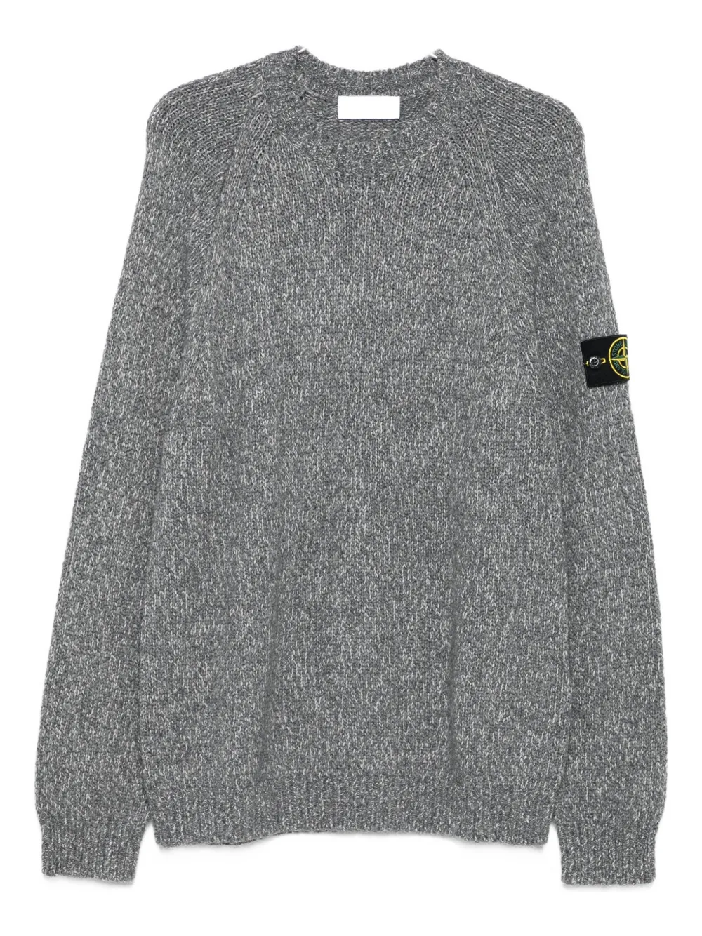 Свитер с круглым вырезом и логотипом Stone Island, серый
Свитер с круглым вырезом и логотипом Stone Island, серый
