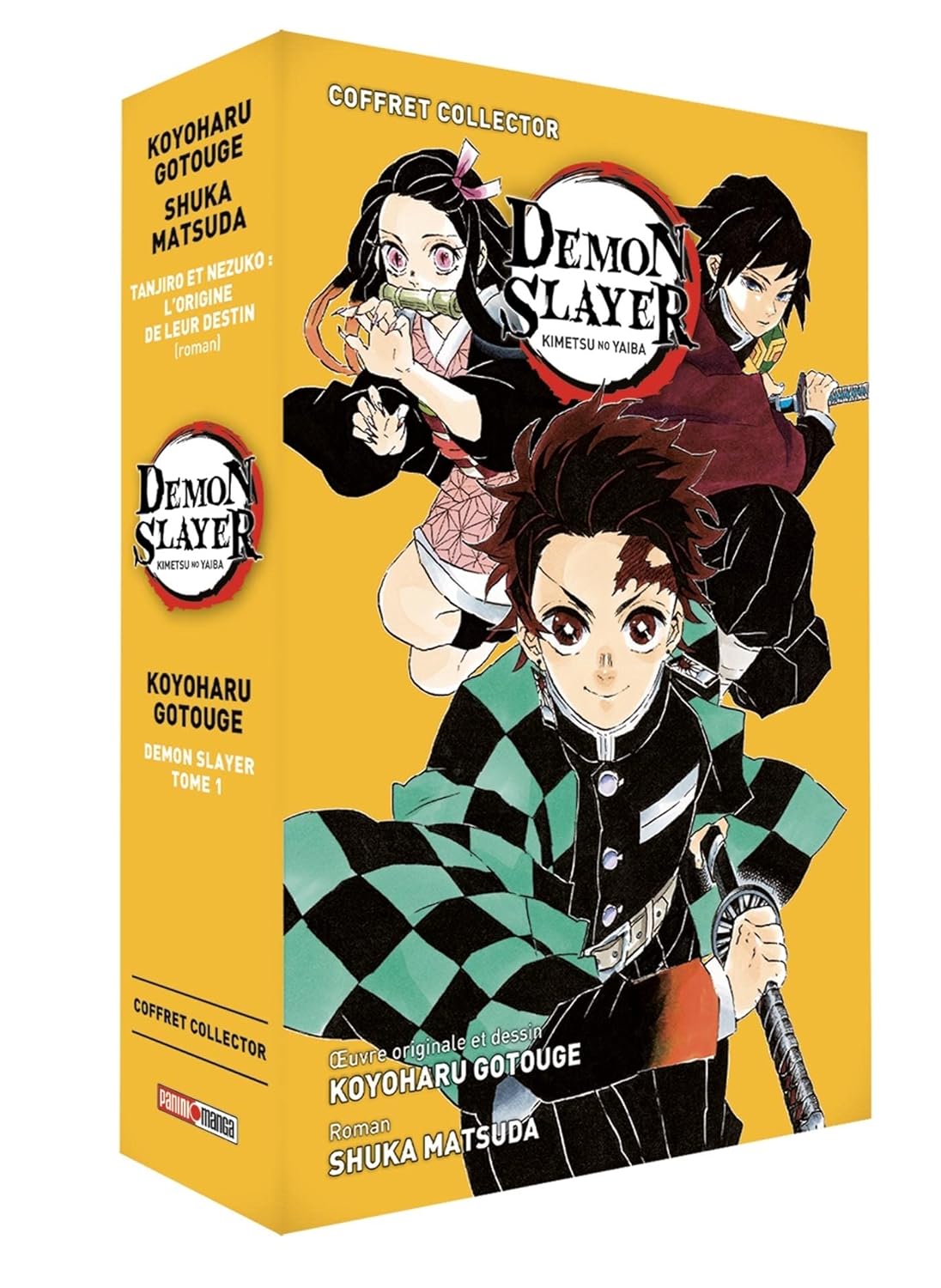 Coffret Demon Slayer : Roman jeunesse N°01 + Tome 01 (PANINI)
Coffret Demon Slayer : Roman jeunesse N°01 + Tome 01 (PANINI)