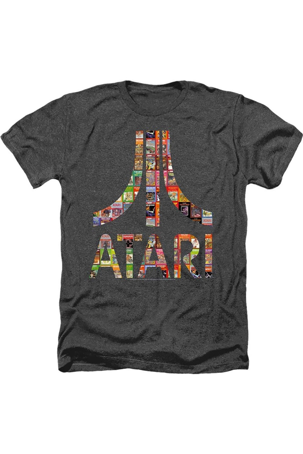 Футболка Atari Box Art для взрослых Heather Gildan, черный 
Футболка Atari Box Art для взрослых Heather Gildan, черный