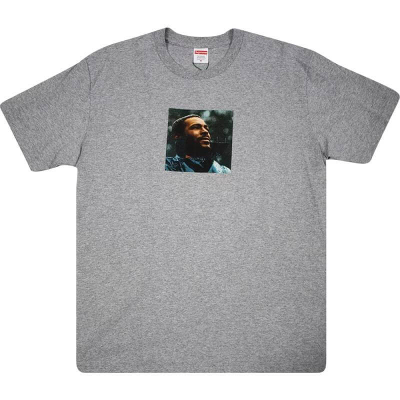 Футболка Supreme Marvin Gaye, серый 
Футболка Supreme Marvin Gaye, серый