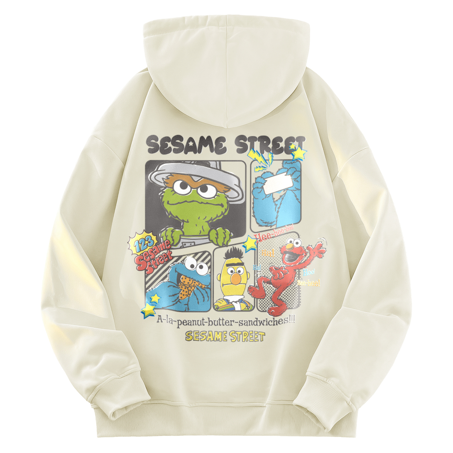 Унисекс худи Sesame Street, бежево-абрикосовый
Унисекс худи Sesame Street, бежево-абрикосовый