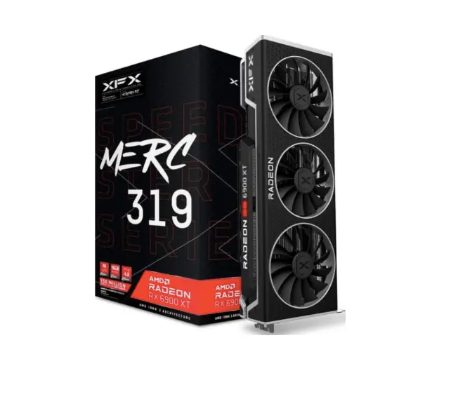 Видеокарта XFX Radeon RX 6900 XT 16GB RX-69XTACBD9
Видеокарта XFX Radeon RX 6900 XT 16GB RX-69XTACBD9