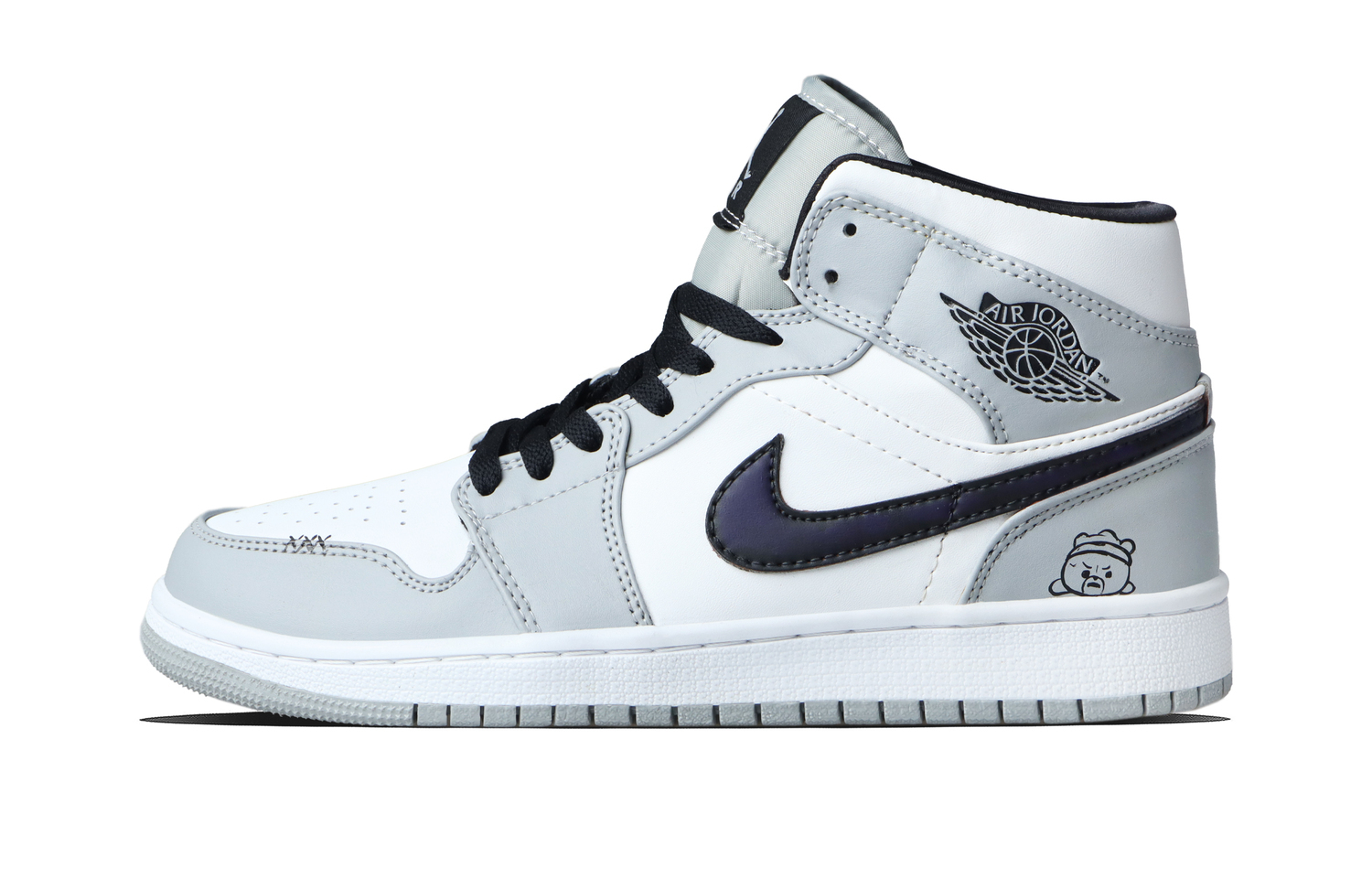 Кроссовки Air 1 Cute Bear Hook устойчивые к истиранию Mid top в винтажном стиле Unisex серые Jordan, светло- серый
Кроссовки Air 1 Cute Bear Hook устойчивые к истиранию Mid top в винтажном стиле Unisex серые Jordan, светло- серый