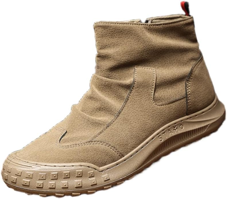 Мужские ретро высокие ботинки - противоскользящие и стойкие к износу, с боковыми молниями, легко надевать и снимать. Подходят для активного отдыха на открытом воздухе, альпинизма и ежедневных поездок Fmshi, хаки
Мужские ретро высокие ботинки - противоскользящие и стойкие к износу, с боковыми молниями, легко надевать и снимать. Подходят для активного отдыха на открытом воздухе, альпинизма и ежедневных поездок Fmshi, хаки