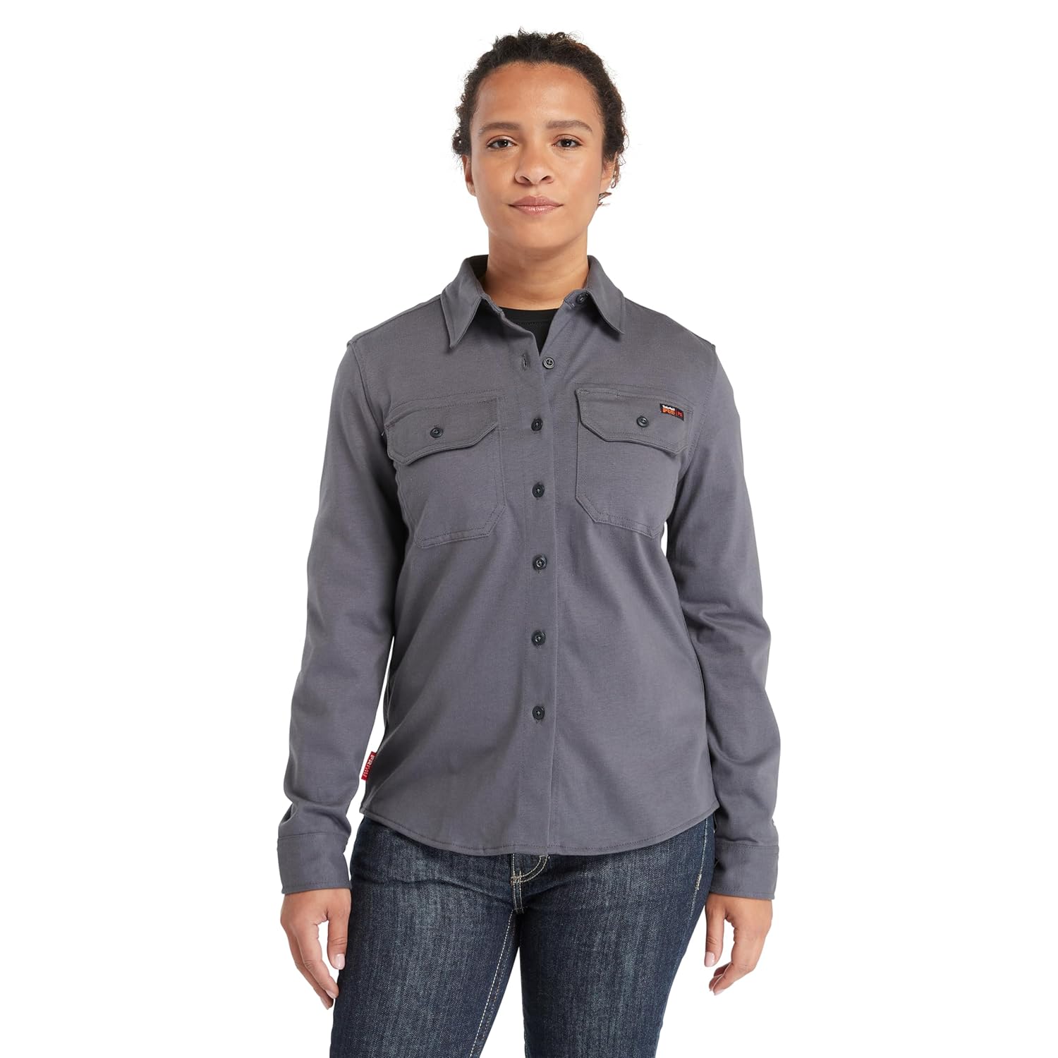 Timberland PRO женская FR Cotton Core огнестойкая рубашка на пуговицах, charcoal, XS
Timberland PRO женская FR Cotton Core огнестойкая рубашка на пуговицах, charcoal, XS