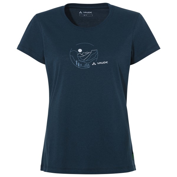 Женская футболка с изображением велосипедиста Vaude, мультиколор 
Женская футболка с изображением велосипедиста Vaude, мультиколор