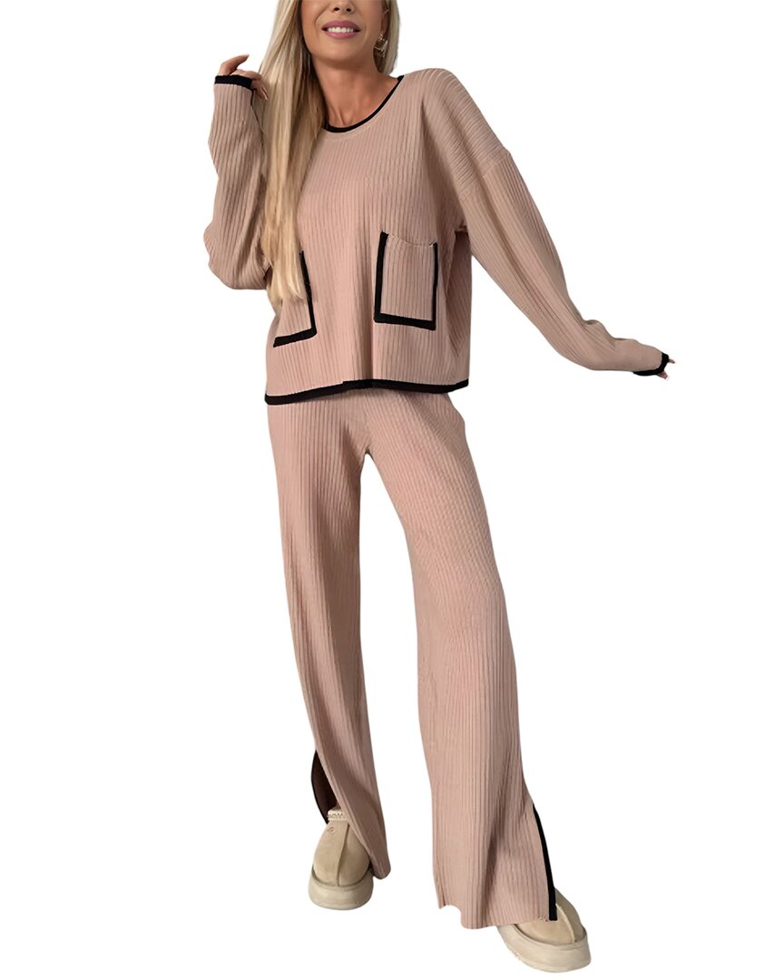 Комплект ESEA из 2 предметов: свитер и брюки Esea, коричневый
Комплект ESEA из 2 предметов: свитер и брюки Esea, коричневый