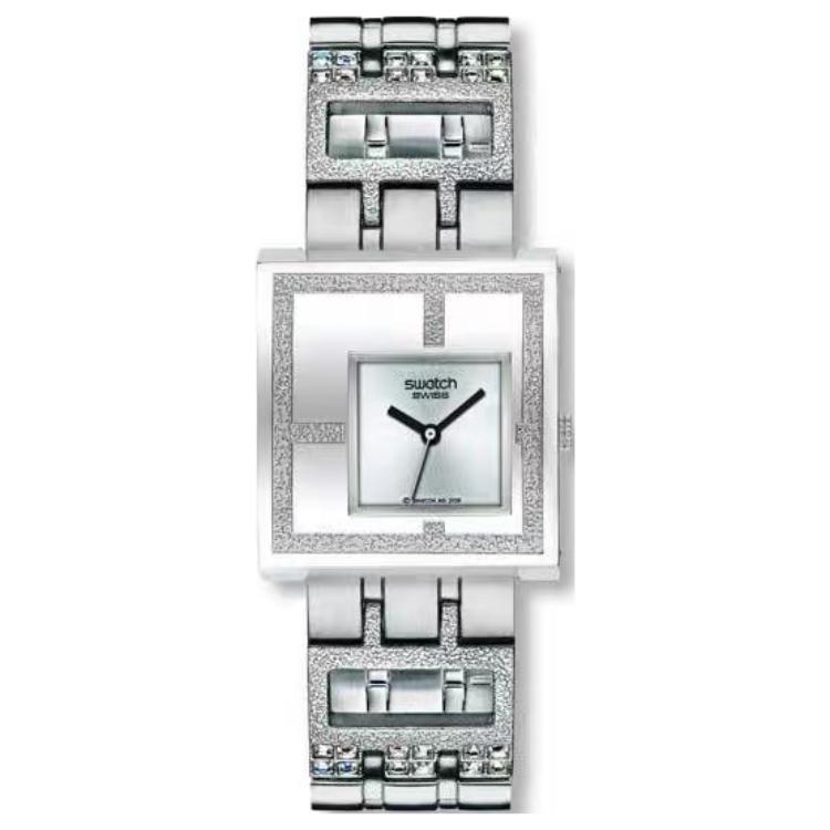 SWATCH Женские часы с кварцевым механизмом 32,3*34,5 мм серебристый циферблат корпус из нержавеющей стали браслет из нержавеющей стали
SWATCH Женские часы с кварцевым механизмом 32,3*34,5 мм серебристый циферблат корпус из нержавеющей стали браслет из нержавеющей стали