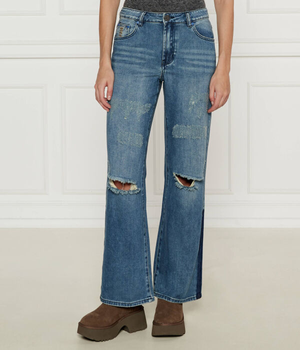 Джинсы женские One Teaspoon Gritty клеш от бедра рваные, синий
Джинсы женские One Teaspoon Gritty клеш от бедра рваные, синий