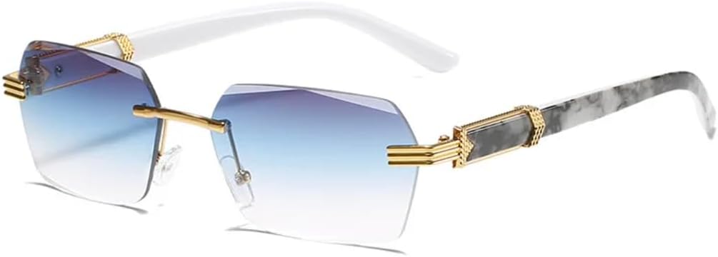 Роскошные солнцезащитные очки без оправы для женщин, модные, квадратной формы, с цветными линзами, с принтом на дужках, для мужчин, для путешествий и повседневной носки UATXTAU, Dark Blue
Роскошные солнцезащитные очки без оправы для женщин, модные, квадратной формы, с цветными линзами, с принтом на дужках, для мужчин, для путешествий и повседневной носки UATXTAU, Dark Blue