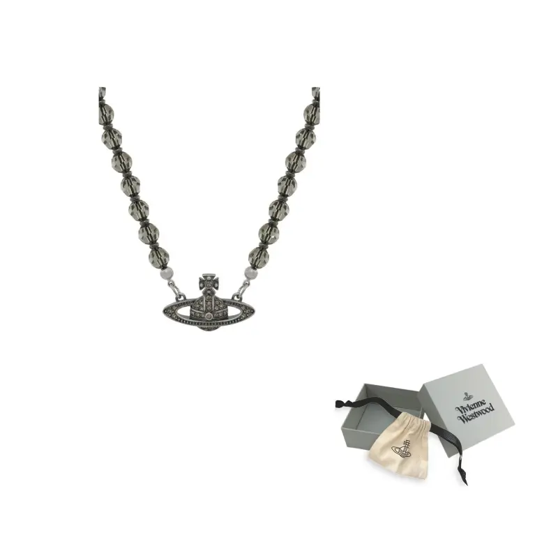 Vivienne Westwood Brass, Black Agate Necklaces Unisex Black
Vivienne Westwood Brass, Black Agate Necklaces Unisex Black