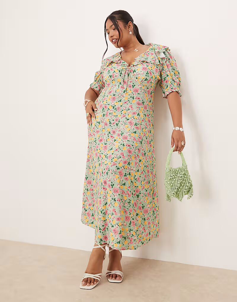 Платье миди Nobody's Child Plus Caitlin с рукавами-фонариками и оборками в винтажном цветочном стиле
Платье миди Nobody's Child Plus Caitlin с рукавами-фонариками и оборками в винтажном цветочном стиле