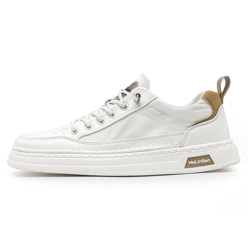 Mulinsen Антискользящие износостойкие низкие скейтерские кросcовки мужские - White Apricot, цвет White Apricot
Mulinsen Антискользящие износостойкие низкие скейтерские кросcовки мужские - White Apricot, цвет White Apricot