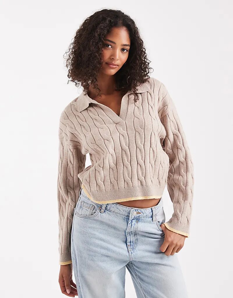 Свитер Cotton On с роскошным воротником в цвете «желудь»
Свитер Cotton On с роскошным воротником в цвете «желудь»